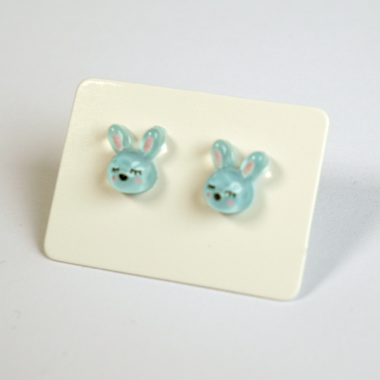 small bunny earrings