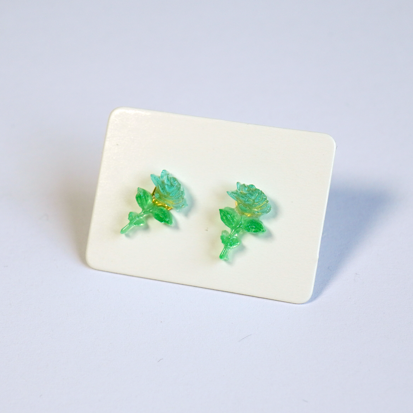 Small rose earring