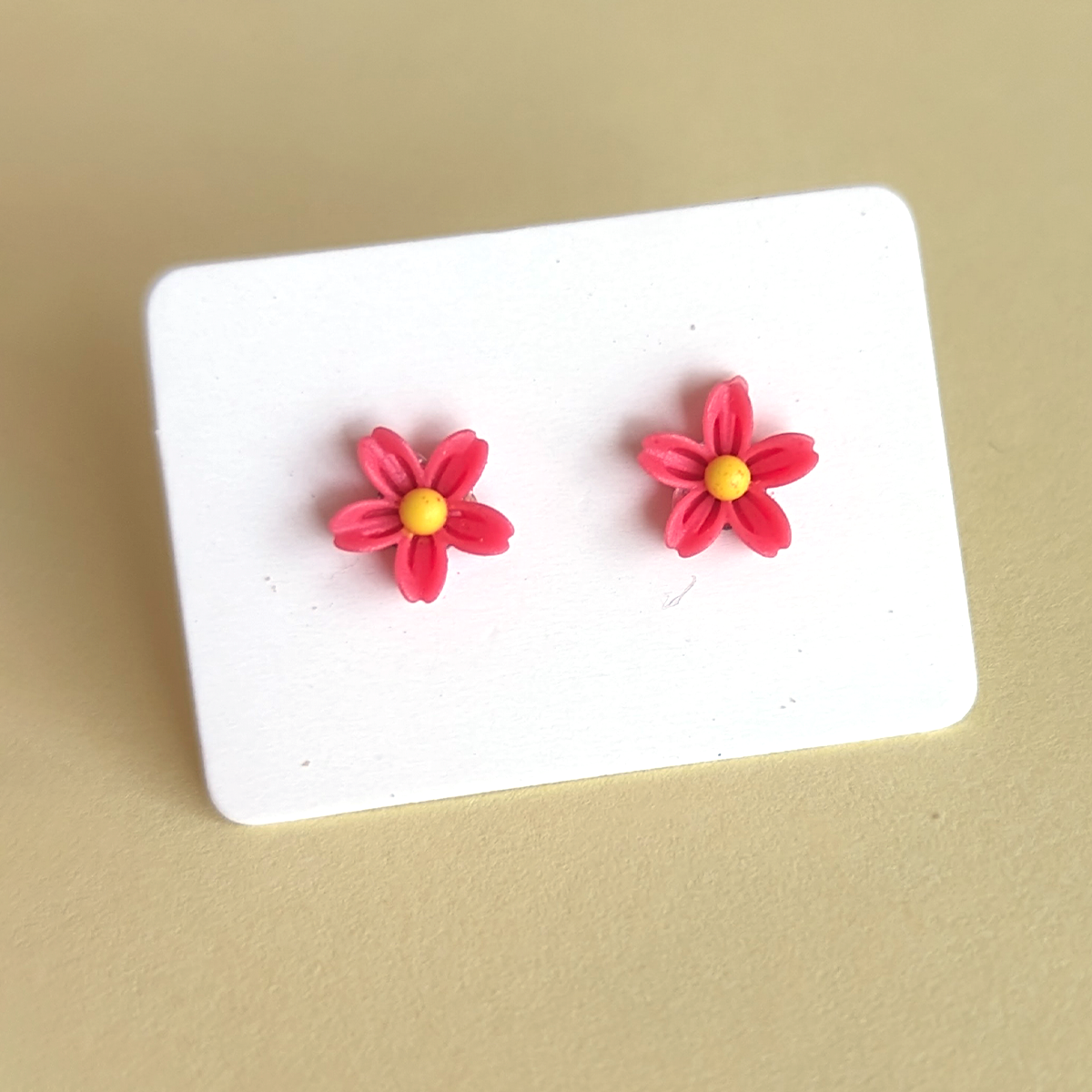 Small flower earrings