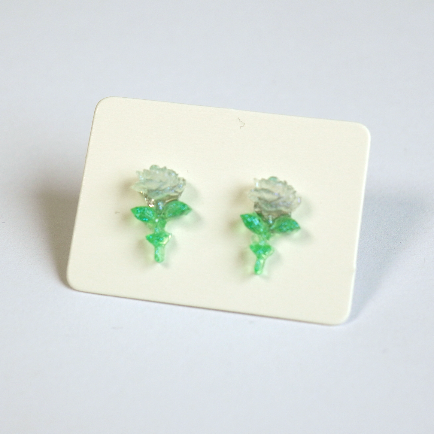 Small rose earring