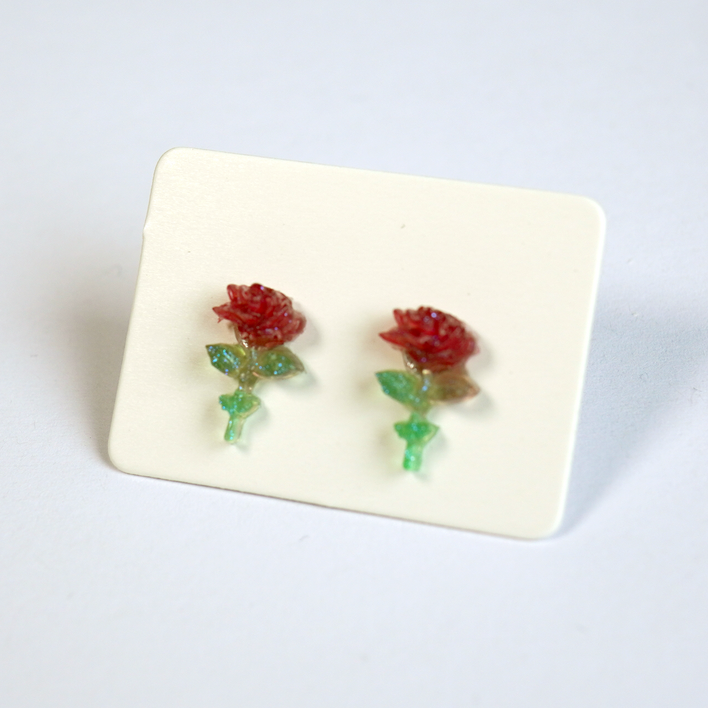 Small rose earring