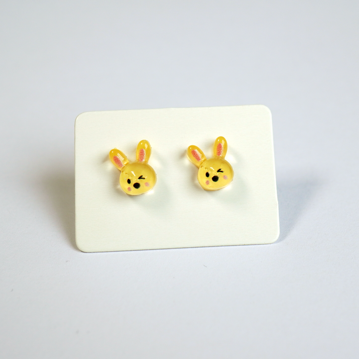 small bunny earrings